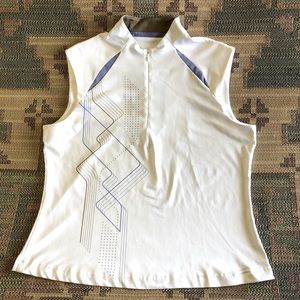 Annika by Cutter & Buck Sleeveless golf shirt LG